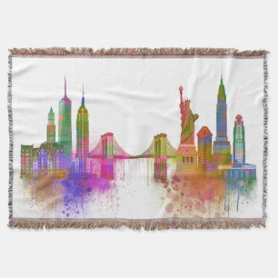 New York Skyline - Rainbow Decke