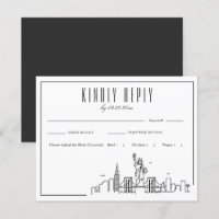 New York Skyline | RSVP für Hochzeiten + Wahl der 