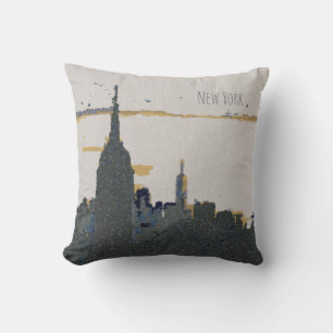 New York Skyline-Wurfkissen Kissen