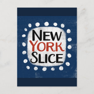 New York Slice Postcard Postkarte