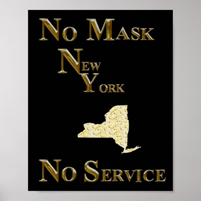 NEW YORK SOCIAL DISTANCING POSTER (Vorne)