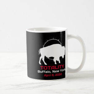 New York Solar Eclipse Totality 8. April 2024 Kaffeetasse