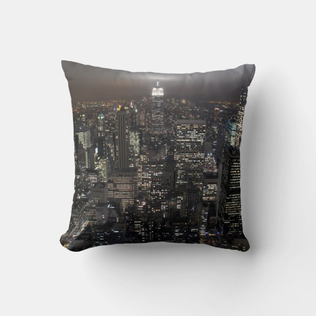 New York Souvenir Coussin NY Cityscape Coussin (Recto)