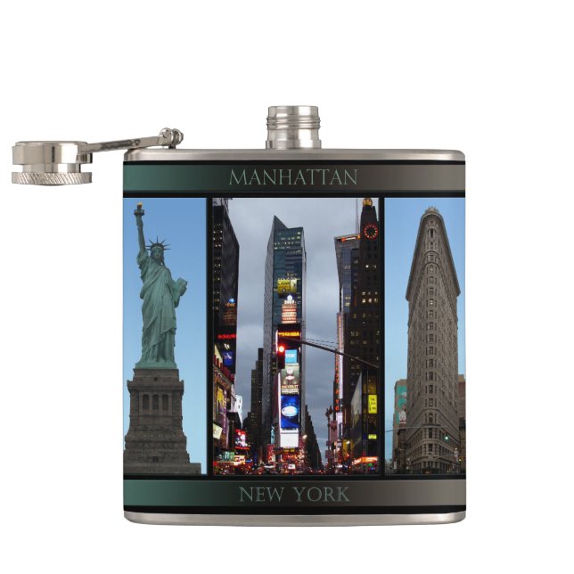 New York Souvenir Flask New York Souvenir Flachmann (Geöffnet)