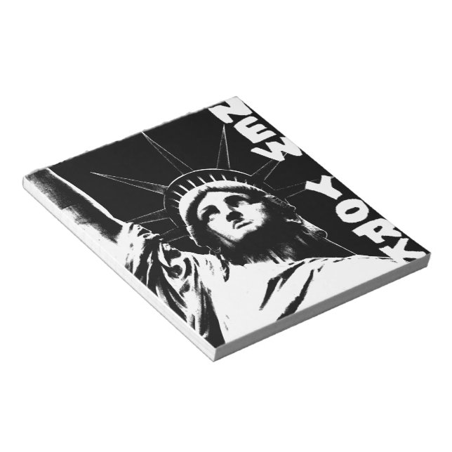 New York Souvenir Notepad Statue of Liberty Gifts Notizblock (angewinkelt)