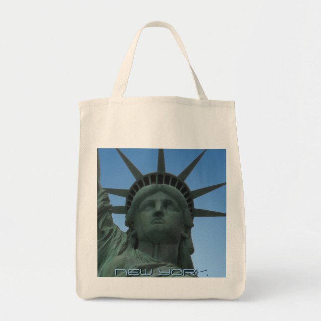 New York Souvenir Tote Bag Statue of Liberty Gift Tragetasche (Vorne)