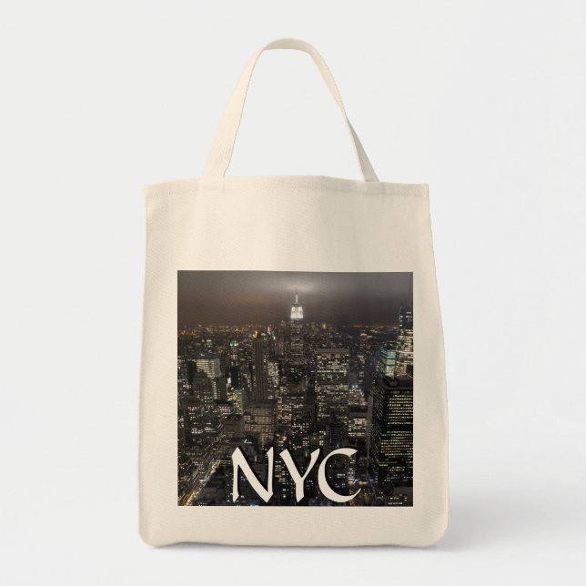 New York Souvenirs NY Tote Bag Sehenswürdigkeit So Tragetasche (Vorne)