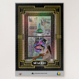 NEW YORK SPARKLE BILD 8 RAHMEN 2 WEISS