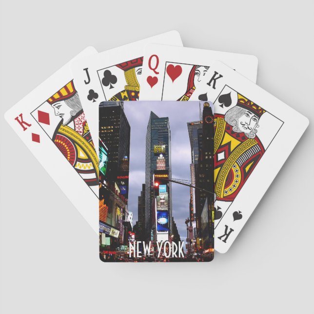 New York Spielkarten NYC Souvenir Cards Custom (Rückseite)
