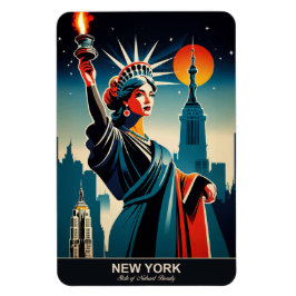 New York: Staat der Naturschönheit flexibel Magnet