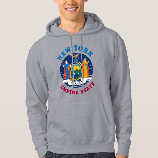 NEW YORK STAAT FLAG HOODIE (Vorderseite)