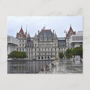 New York Staat Hauptstadt Gebäude Postkarte