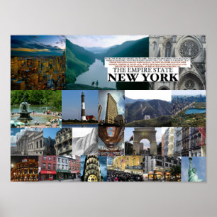 New York Staat Poster