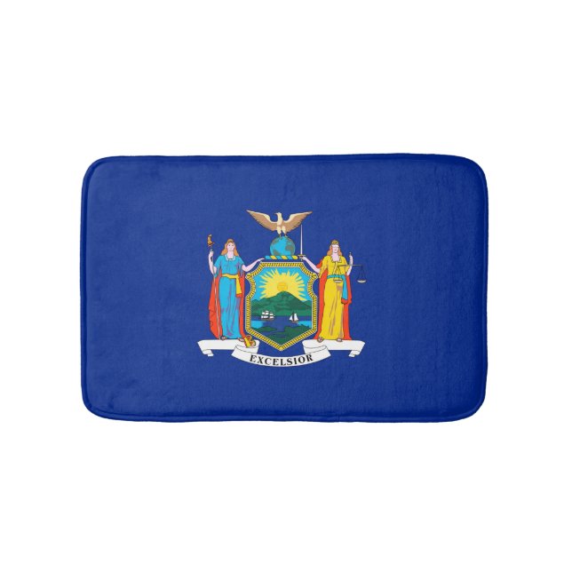 New York State Flag Design Badematte (Vorderseite)