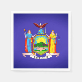 New York State Flag Paper Napkins Serviette