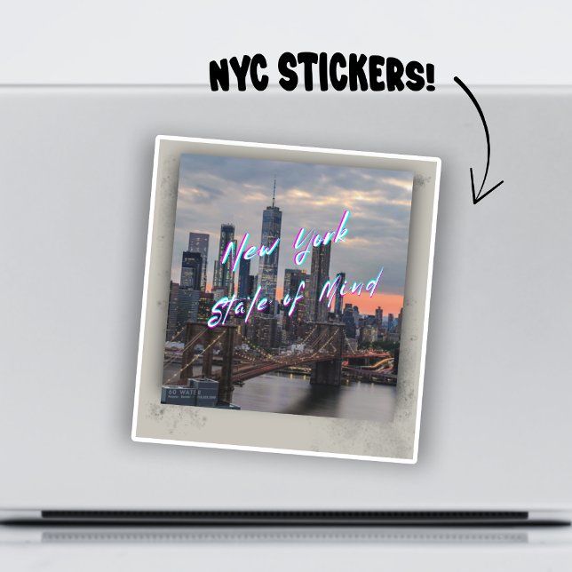New York State of Mind Aesthetic vinyl Sticker  (Von Creator hochgeladen)