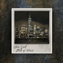 New York State of Mind, City Lights Vinyl-Aufklebe