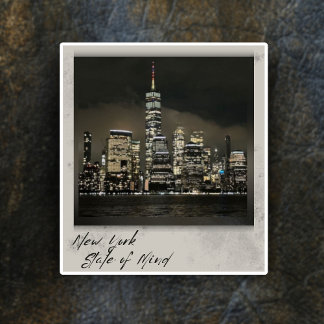 New York State of Mind, City Lights Vinyl-Aufklebe Aufkleber