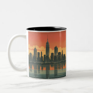New York State of Mind - Retro Skyline Mug