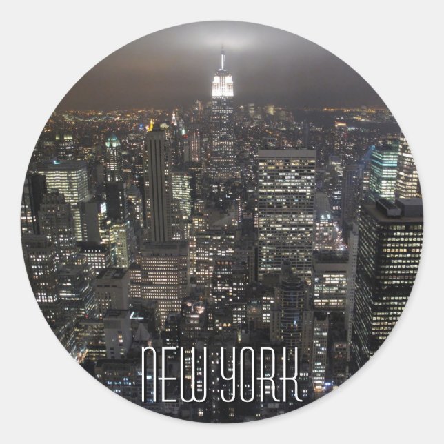 New York Stickers New York Empire State Souvenirs (Vorderseite)