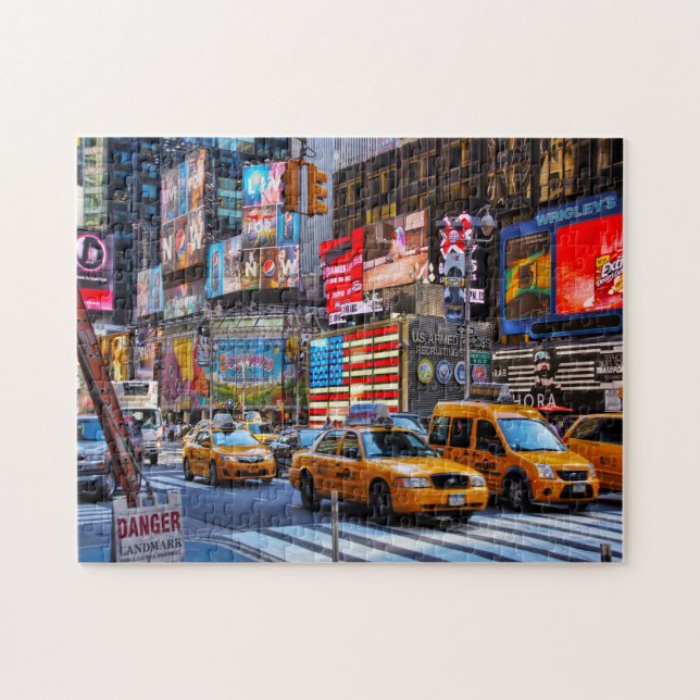 New York Street Scene. Jigsaw Puzzle (Horizontal)