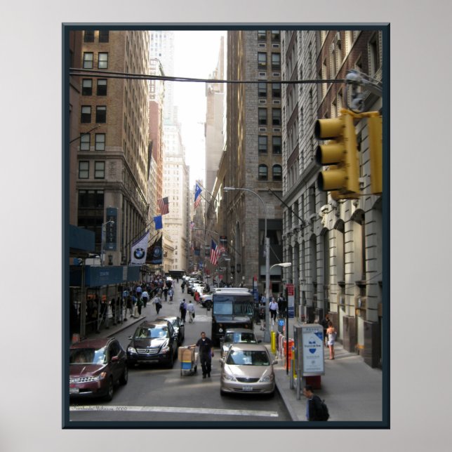 New York Street Scene Poster (Vorne)