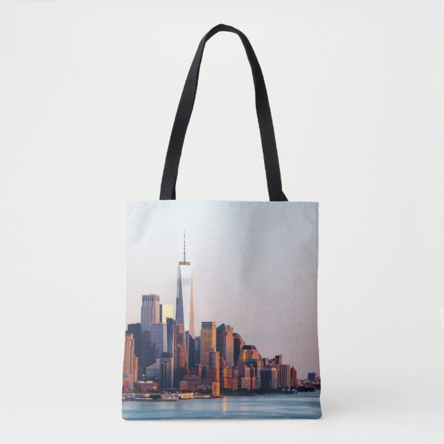New York Sunset Skyline View of World Trade Center Tasche (Vorderseite)