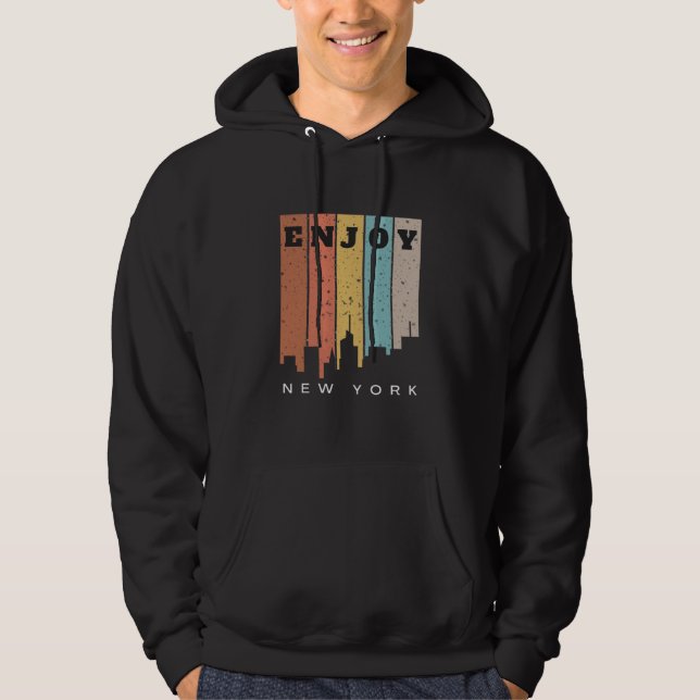 New York Sweatshirt genießen (Vorderseite)