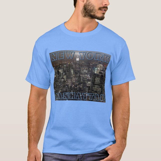 New York T - Shirt Custom Plus Size New York Shirt (Vorderseite)