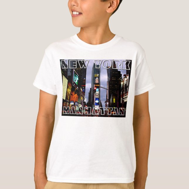 New York T - Shirt Kid's Custom NY Souvenir Shirt (Vorderseite)