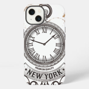 New York Taschenuhr iPhone Hülle