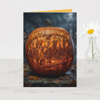 New York themed Frohes Halloween