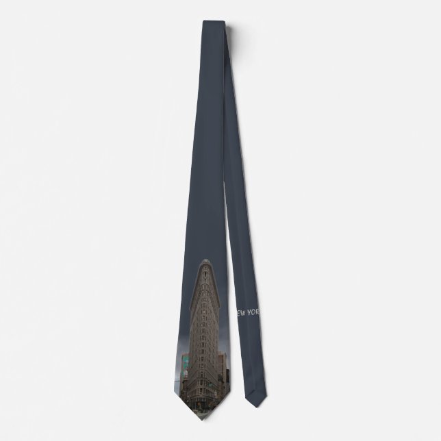 New York Tie NY City Flatiron Souvenir Necktie Krawatte (Vorderseite)