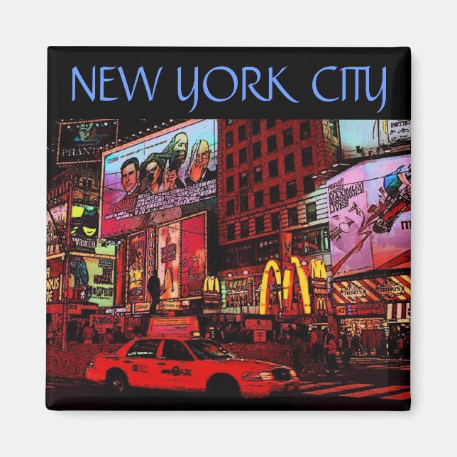 New York (Times Square) Magnet (Devant)