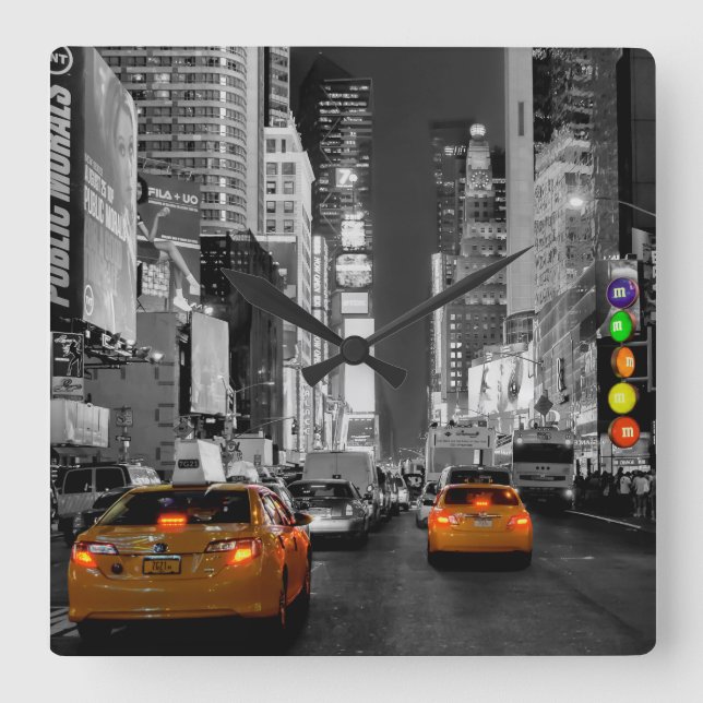 New York Times Square Wanduhr Uhr (Vorderseite)