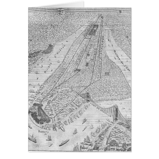 New York : Train d'EL, C1878 (Devant)