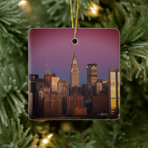 New York Travel Manhattan Empire State Gebäude Keramikornament