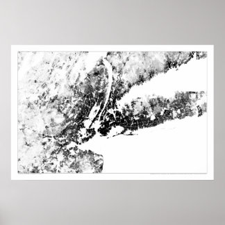 New York Tri-Staat Census Dotmap Poster