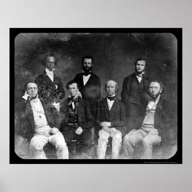 New York Tribune Daguerreotype 1848 Poster (Vorne)