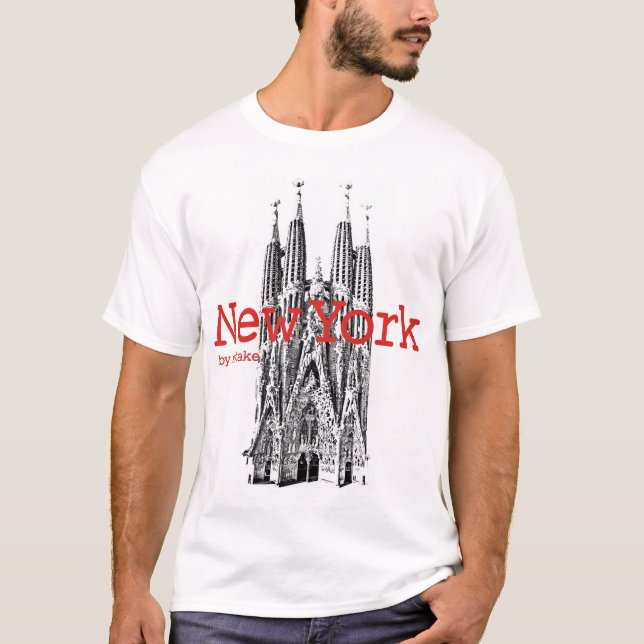 New York u. Barcelona mstake T-Shirt (Vorderseite)