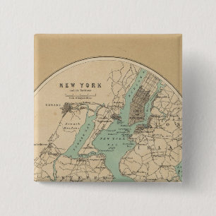 New York und seine Umgebungen Button