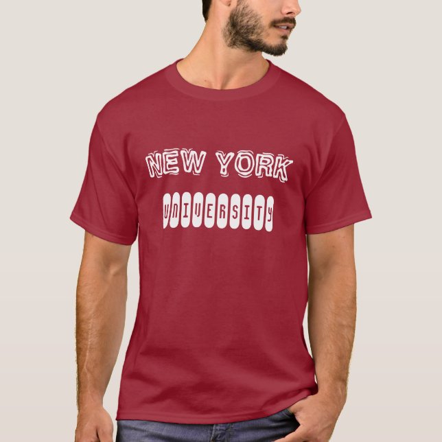 New York UNIVERSITY Nummer 78 T-Shirt (Vorderseite)