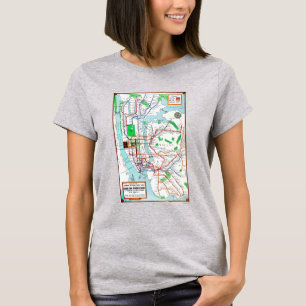 New York: Untergrundbahn Map, 1940 T-Shirt
