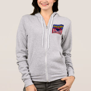 New York USA Flag Hoodie