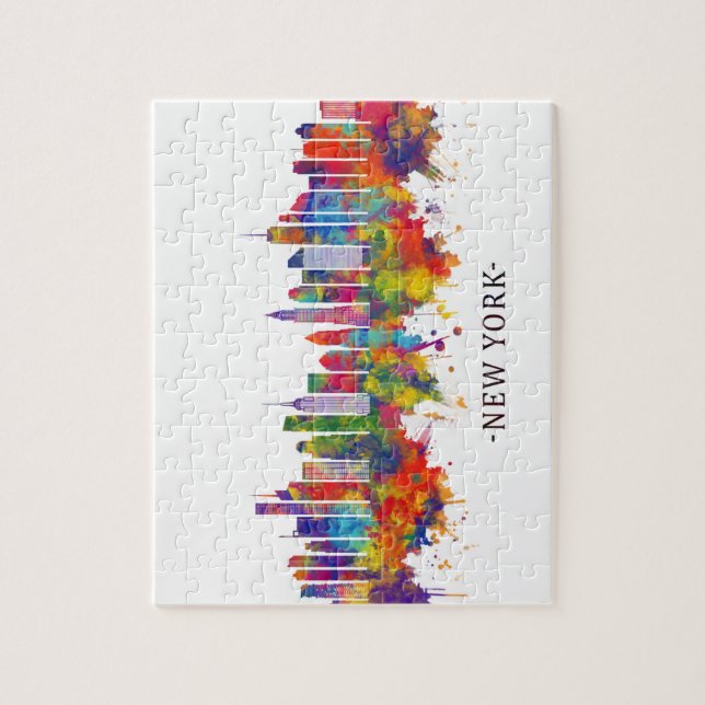 New York USA Skyline (Vertikal)