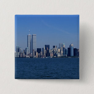 New York, USA. Skyline des Stadtzentrums von Manha Button