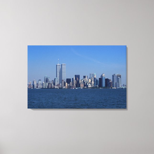 New York, USA. Skyline des Stadtzentrums von Manha Leinwanddruck (Vorderseite)