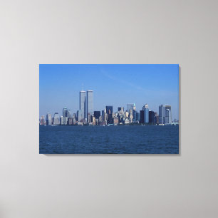 New York, USA. Skyline von Downtown Manhattan Leinwanddruck