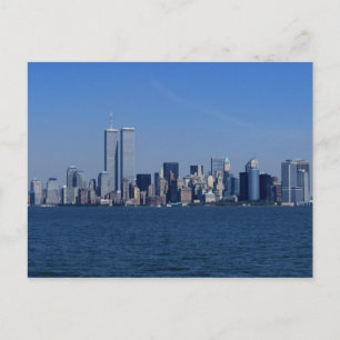 New York, USA. Skyline von Downtown Manhattan Postkarte