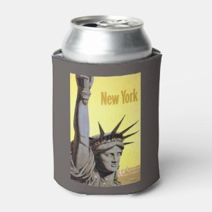New York USA Vintage Travel kann kühler Dosenkühler